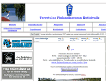 Tablet Screenshot of finlandiaseura.com